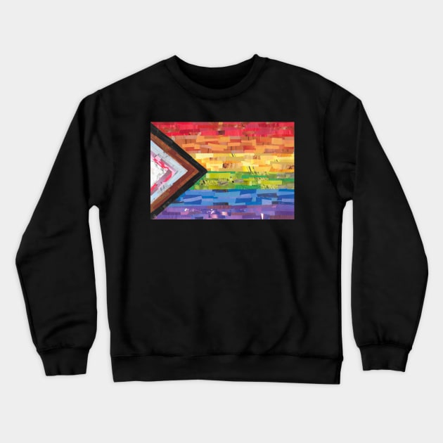 Inclusive Pride Flag Crewneck Sweatshirt by cajunhusker